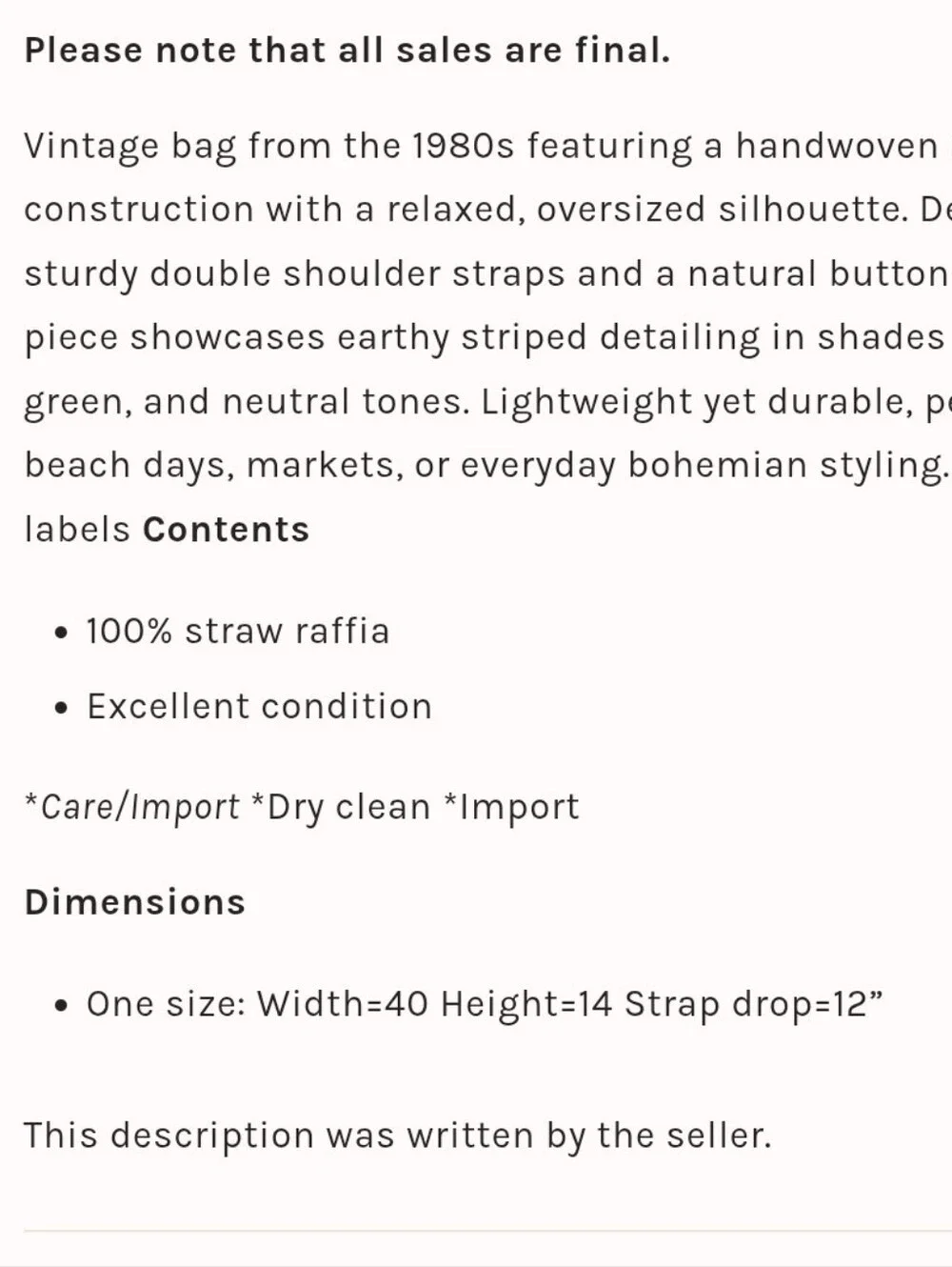Free People Woven Straw Stripe Tote Bag in Natural and Blue